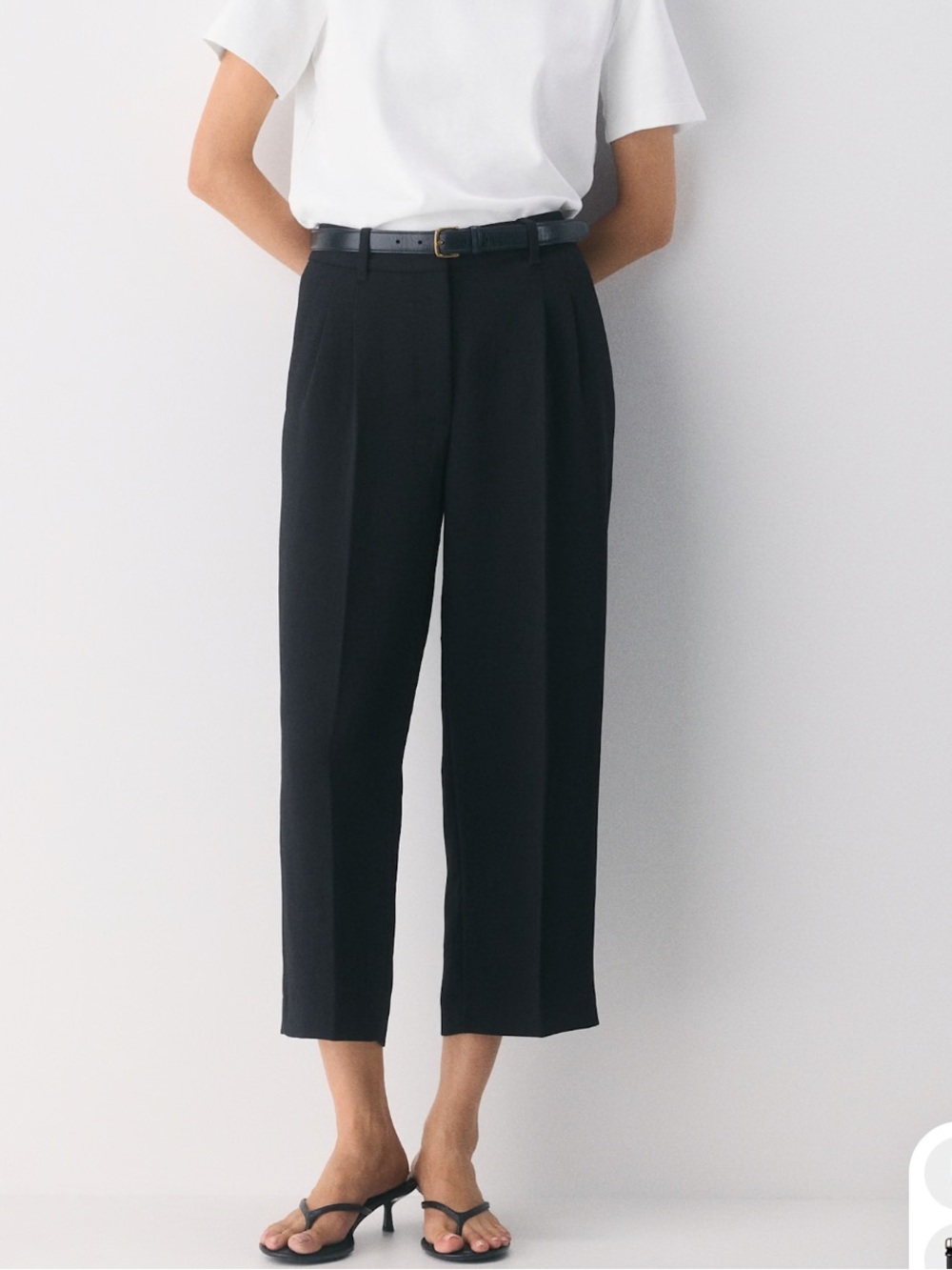 Aritzia Cropped Effortless Pants